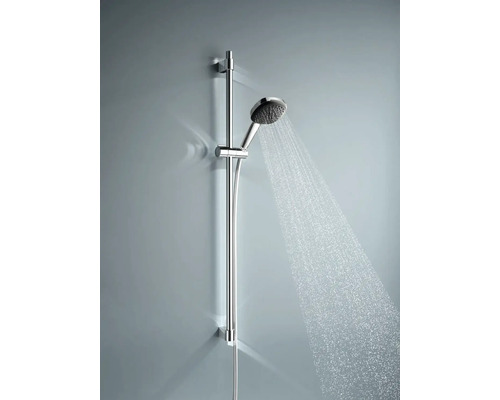 Sprchová tyč s ruční sprchou a proudem vody