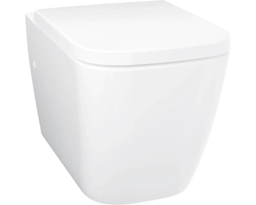 Závěsný hlubokosplachovací záchod s víkem