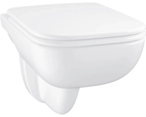 Závěsné WC s uzavřeným designem a WC sedátkem