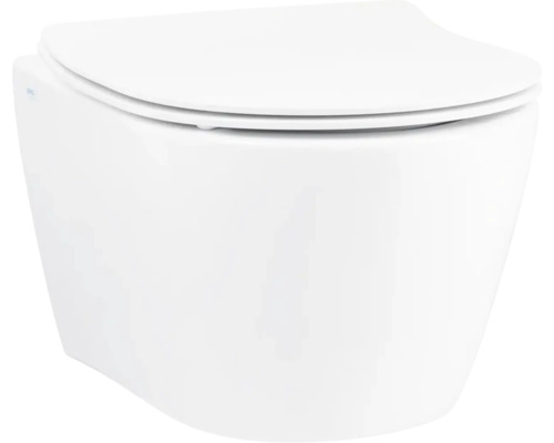 Závěsný hluboký splachovací záchod s WC sedátkem