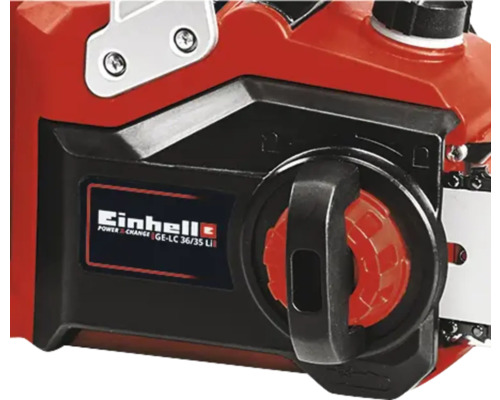 Detailní pohled na motorovou pilu Einhell