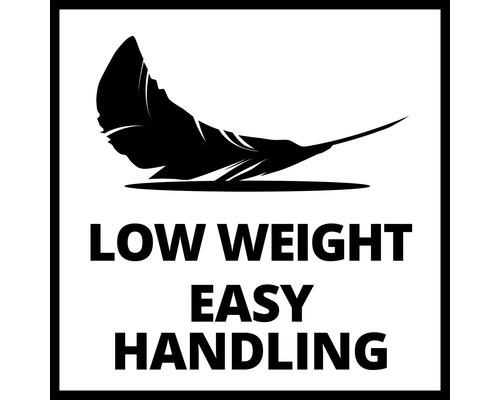 Symbol nízké hmotnosti a snadné manipulace