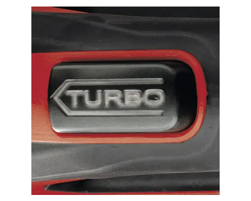 Detail tlačítka Turbo na nástroji