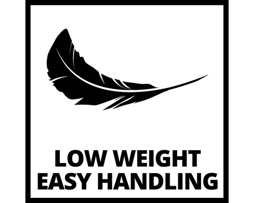 Symbol nízké hmotnosti a snadné manipulace