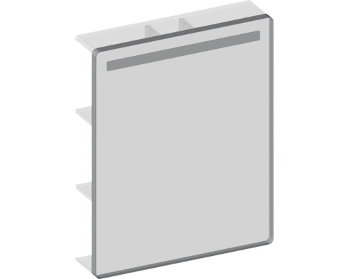 Koupelnová boční skříňka s policemi