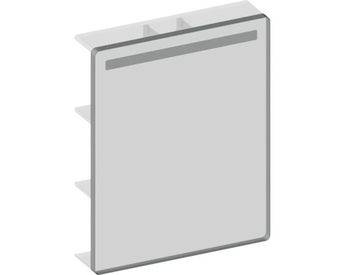 Police s boční stěnou