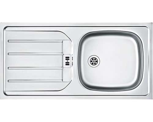 Nerezový dřez s odkapávací plochou