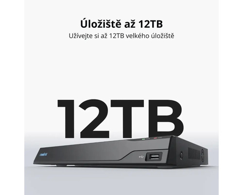 Síťový videorekordér Reolink s 12 terabajty úložiště