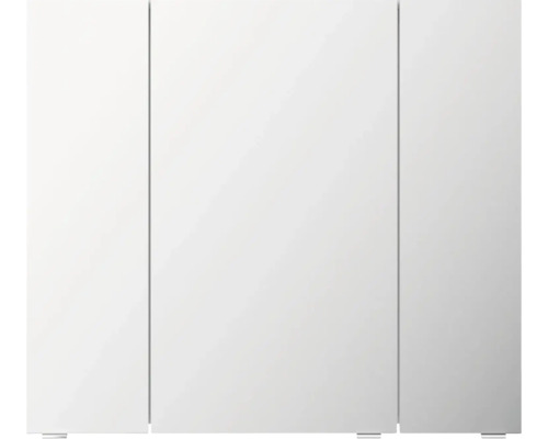 Zrcadlová skříňka se třemi dvířky do koupelny