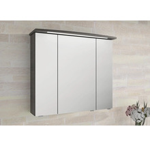Zrcadlová skříňka bez osvětlení Jungborn VENTITRE 80 x 17 x 70,3 cm grafit