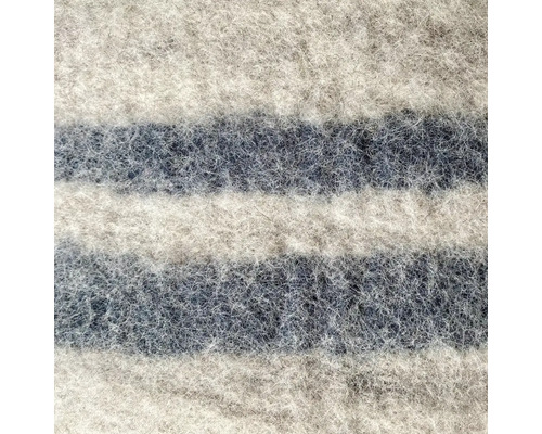 Detailní pohled na pruhovanou vlněnou deku