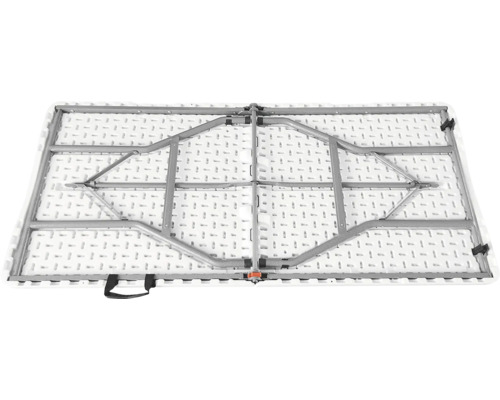 Skládací stůl se skládacím kovovým rámem