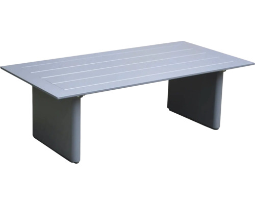 Moderní stůl s vroubkovaným designem a obdélníkovou deskou