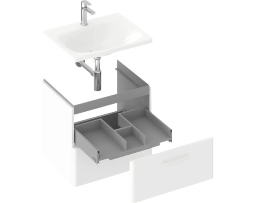 Skříňka pod umyvadlo s umyvadlem a zásuvkou