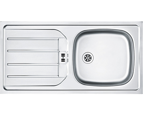 Nerezový dřez s odkapávací plochou