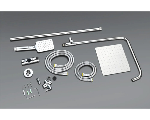 Sada sprchové hlavice s tyčí a hadicí