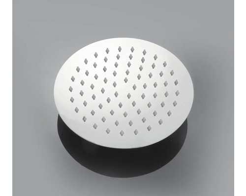 Kulatá kovová sprchová hlavice s tryskami