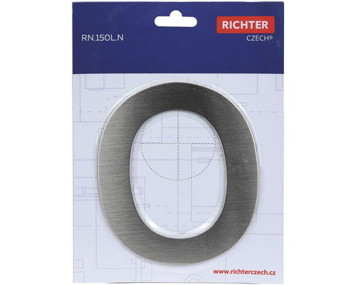 Domovní číslo 0 z kovu od Richter Czech