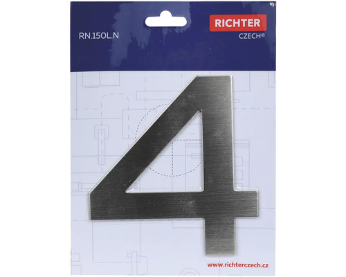 Číslo domu Čtyři z kovu od Richter Czech