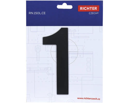 Domovní číslo 1 z plastu od Richter Czech