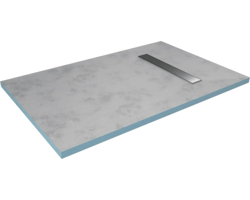 Sprchový podlahový prvek vhodný pod dlažbu aurlane Showerplate 140 x 80 x 4 cm šedá Matné FAC113 Sprchový podlahový prvek vhodný pod dlažbu aurlane Showerplate 140 x 80 x 4 cm šedá Matné FAC113