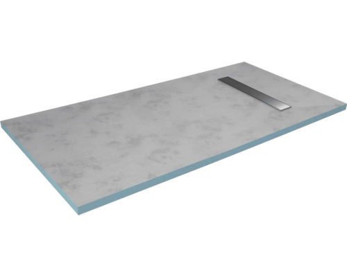 Sprchový podlahový prvek vhodný pod dlažbu aurlane Showerplate 160 x 90 x 4 cm šedá Matné FAC385 Sprchový podlahový prvek vhodný pod dlažbu aurlane Showerplate 160 x 90 x 4 cm šedá Matné FAC385
