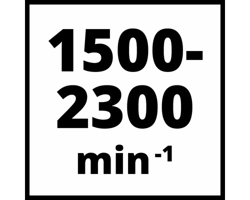 1500 až 2300 otáček za minutu