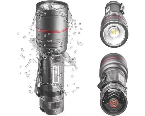 Vodotěsná svítilna Emos s klipem