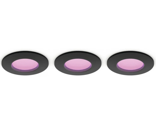 Tři LED bodová svítidla