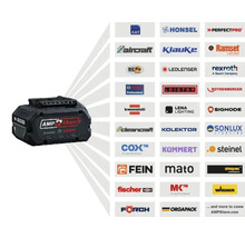 Baterie Bosch AMPShare s logy partnerů