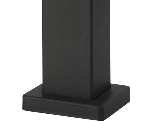 Černá patka sloupku pro venkovní použití
