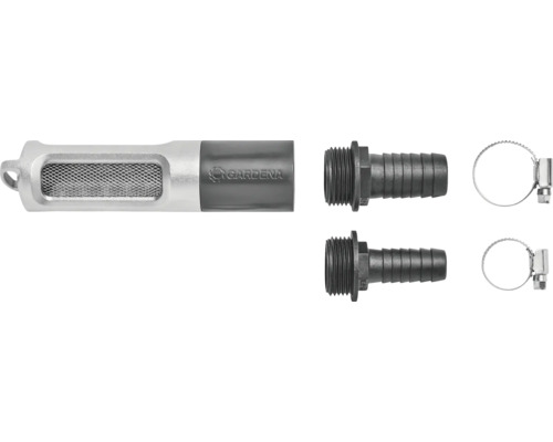 Sací filtr Gardena se zpětnou klapkou včetně hadicových spojek a hadicových spon