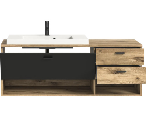 Skříňka pod umyvadlo se zásuvkami a umyvadlem