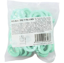 Kroužky na klíče z termoplastického elastomeru, 50 kusů