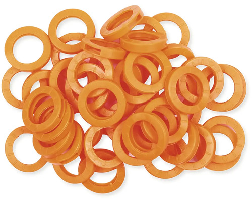 Hromada plastových podložek