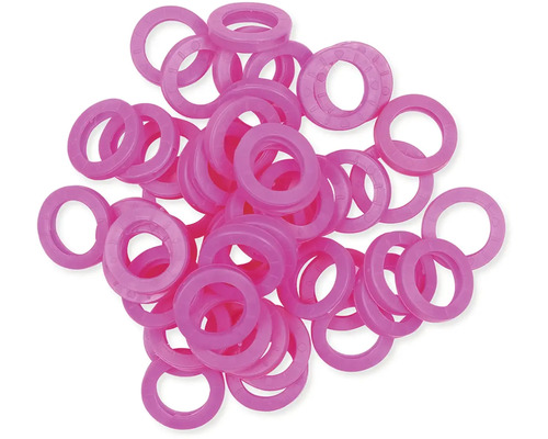 Plastové kroužky na závěsy