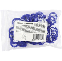 Balení 50 kusů PVC krytek na klíče