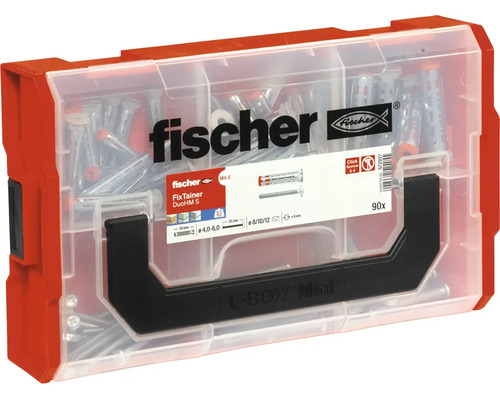 Sada hmoždinek a šroubů Fischer FixTainer DuoHM S
