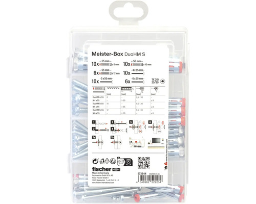 Fischer Meister-Box DuoHM S se šrouby a hmoždinkami
