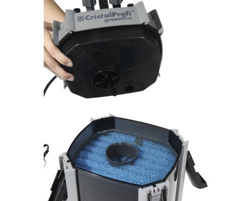 JBL CristalProfi Greenline externí akvarijní filtr, pro čištění akvarijní vody