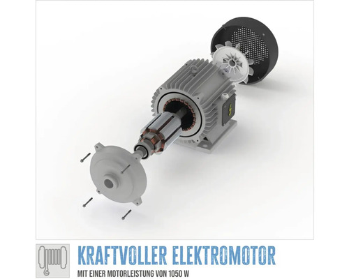 Elektromotor s výkonem motoru 1050 W