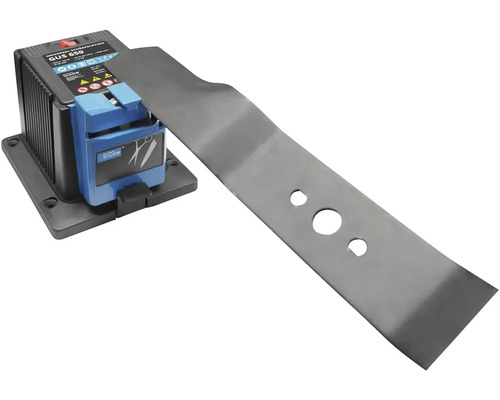 Univerzální ostřící stanice Güde s nožem pro sekačky na trávu