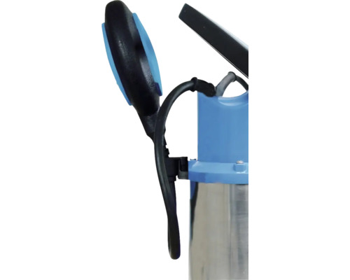 Detail ponorného čerpadla s kabelem a rukojetí