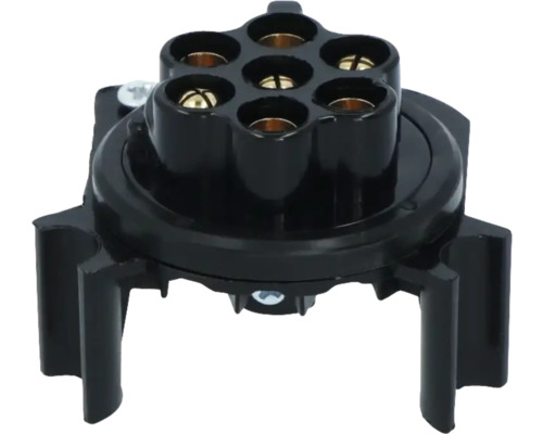 Sedmipólová zásuvka přívěsu pro připojení přívěsů k vozidlům.