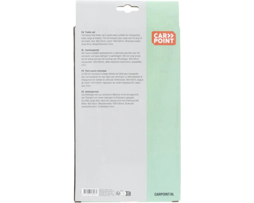 Síť na přívěs Carpoint 90x150 cm s velikostí ok 100x100 mm