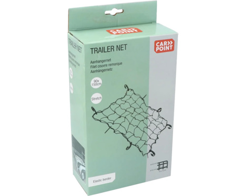 Balení přívěsné sítě, 90 x 150 cm, s elastickým okrajem