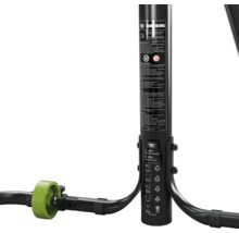 Detailní záběr produktu EXIT Toys s varováními a informacemi o recyklaci.