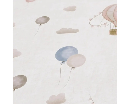 Tapeta s motivem horkovzdušných balónů a oblaků