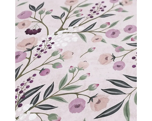 Detail látky s květinovým vzorem