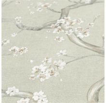 Detail tapety s květinovým vzorem pro dekoraci stěn